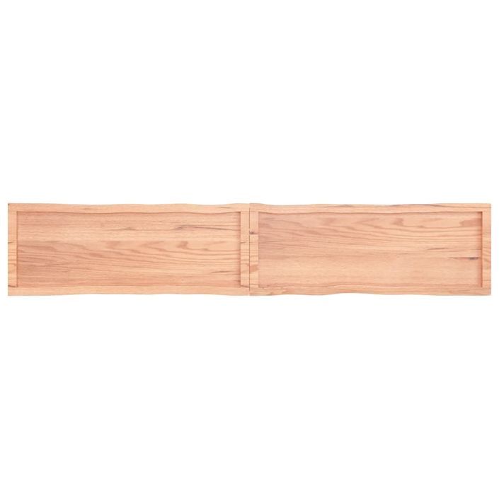 Dessus de table bois massif traité bordure assortie - Photo n°5