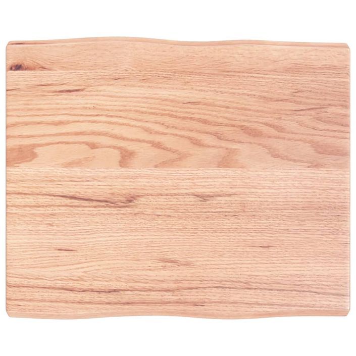 Dessus de table bois massif traité bordure assortie - Photo n°2