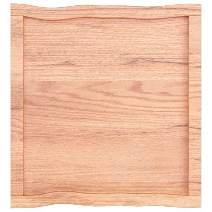 Dessus de table bois massif traité bordure assortie - Photo n°5