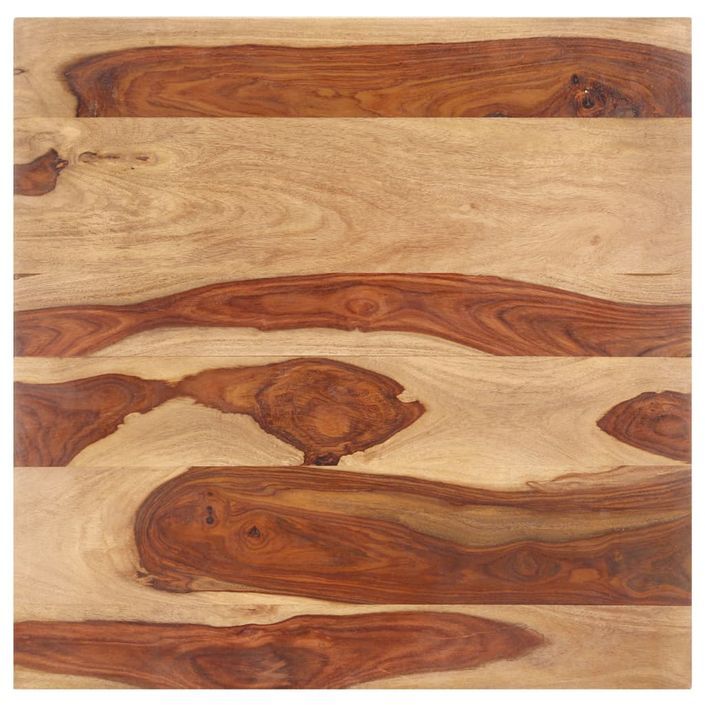 Dessus de table Bois solide 15-16 mm 60x60 cm - Photo n°1