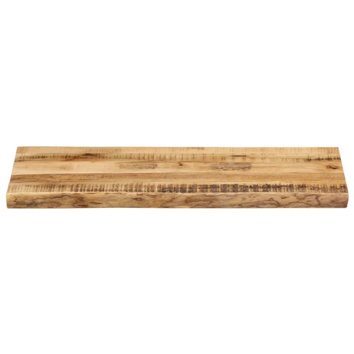 Dessus de table bord vivant 100x40x2,5 cm bois de manguier brut - Photo n°3