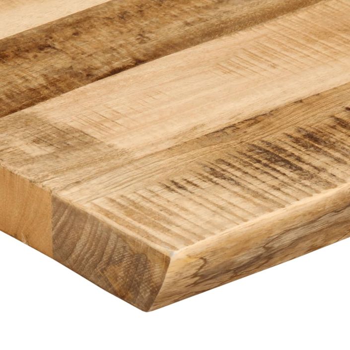 Dessus de table bord vivant 100x40x2,5 cm bois de manguier brut - Photo n°6