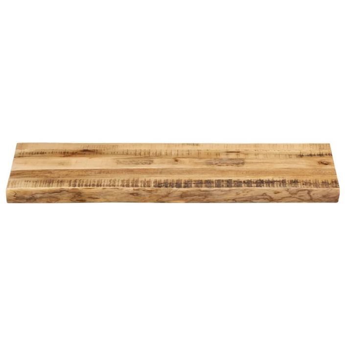 Dessus de table bord vivant 100x40x3,8 cm bois de manguier brut - Photo n°3