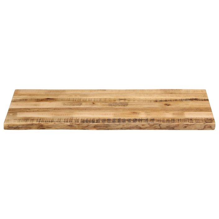 Dessus de table bord vivant 110x60x3,8 cm bois de manguier brut - Photo n°3