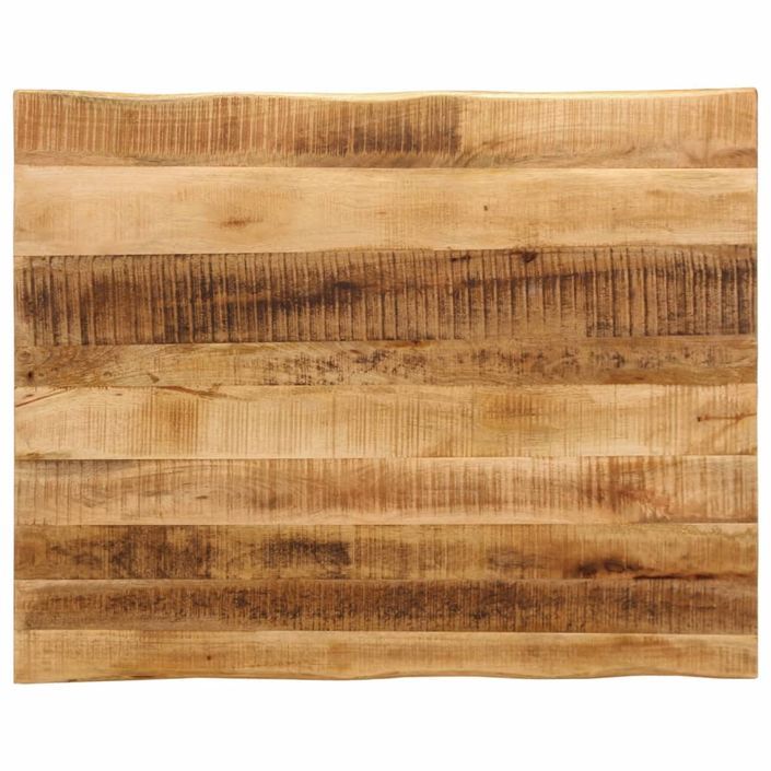 Dessus de table bord vivant 110x80x2,5 cm bois de manguier brut - Photo n°1