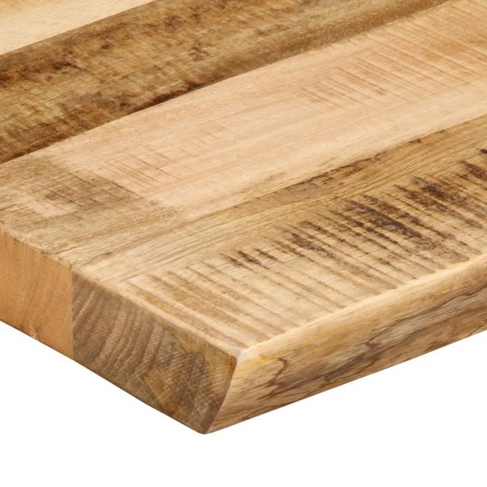 Dessus de table bord vivant 120x40x3,8 cm bois de manguier brut - Photo n°6