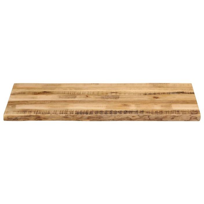 Dessus de table bord vivant 120x60x2,5 cm bois de manguier brut - Photo n°3