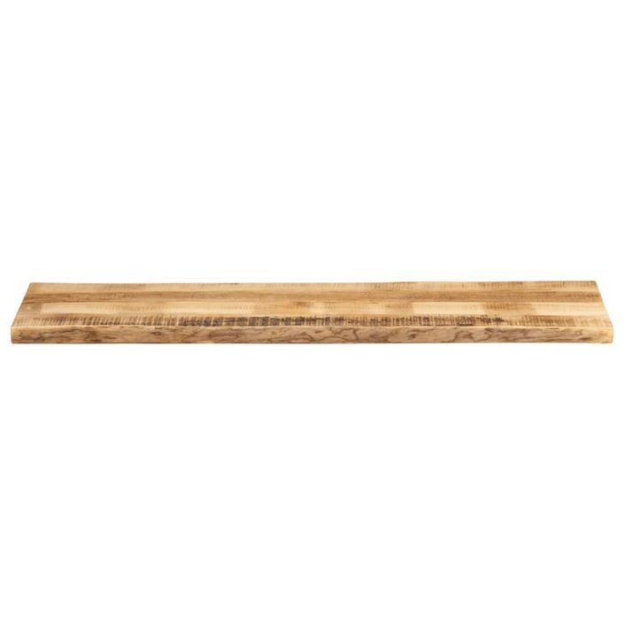 Dessus de table bord vivant 160x40x2,5 cm bois de manguier brut - Photo n°3