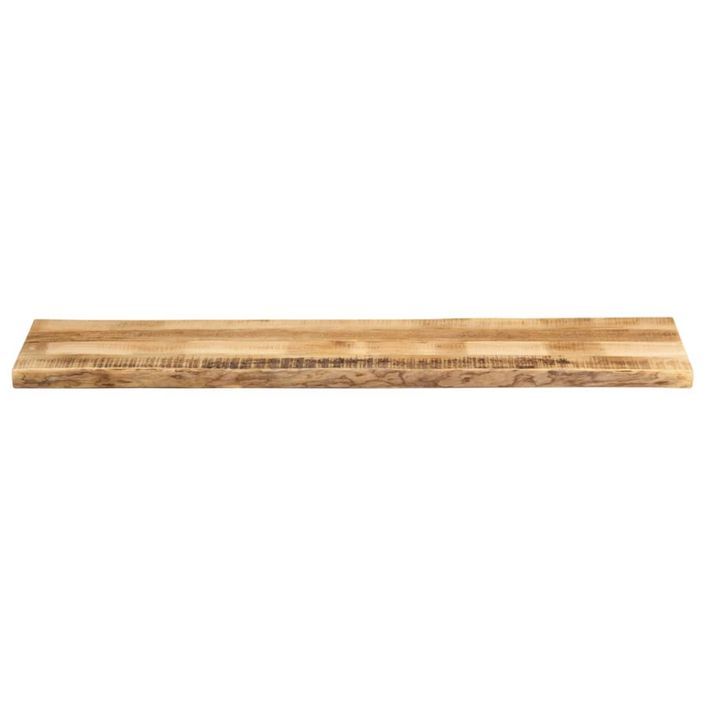 Dessus de table bord vivant 180x40x2,5 cm bois de manguier brut - Photo n°3