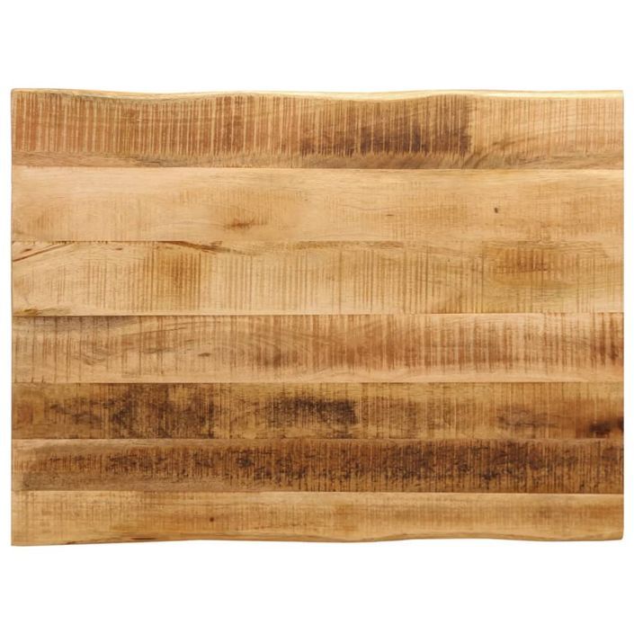 Dessus de table bord vivant 70x60x2,5 cm bois de manguier brut - Photo n°1