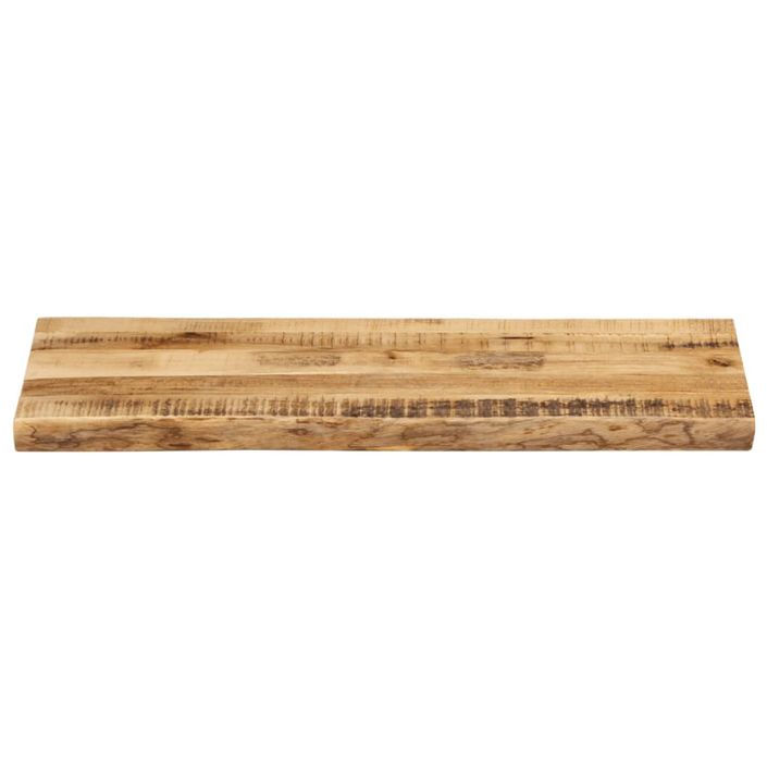 Dessus de table bord vivant 90x40x2,5 cm bois de manguier brut - Photo n°3