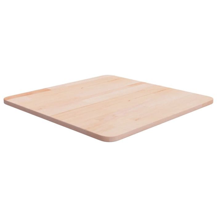 Dessus de table carré 50x50x1,5 cm Bois chêne massif non traité - Photo n°1