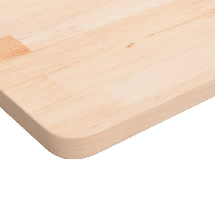 Dessus de table carré 50x50x2,5 cm Bois chêne massif non traité - Photo n°3