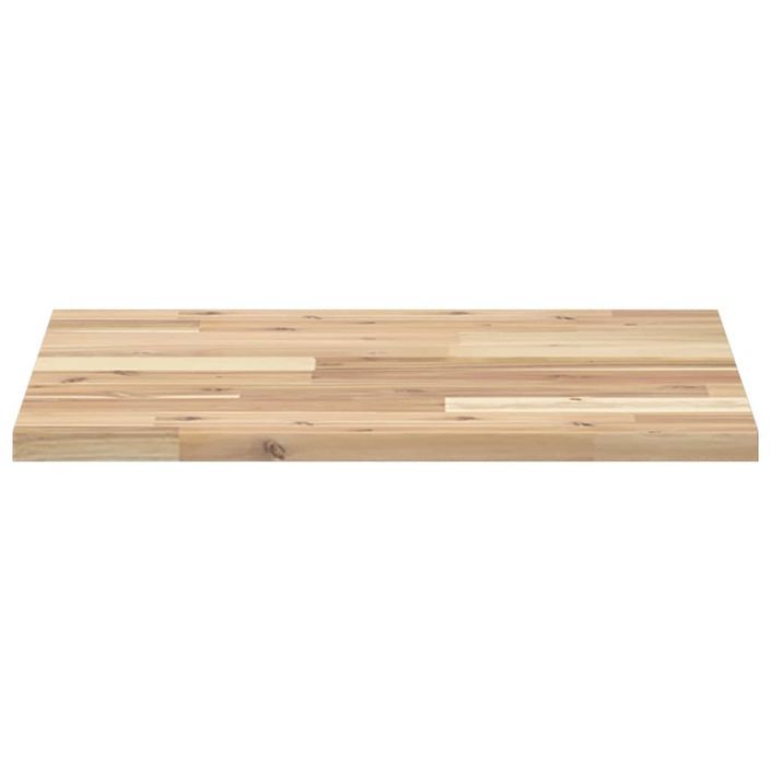 Dessus de table carré 50x50x2 cm bois massif d'acacia - Photo n°4