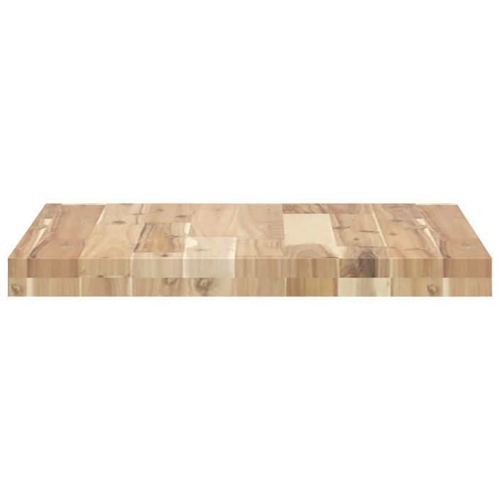 Dessus de table carré 50x50x4 cm bois massif d'acacia - Photo n°6