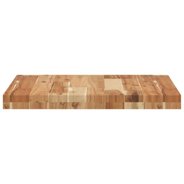 Dessus de table carré 50x50x4 cm bois massif d'acacia - Photo n°6