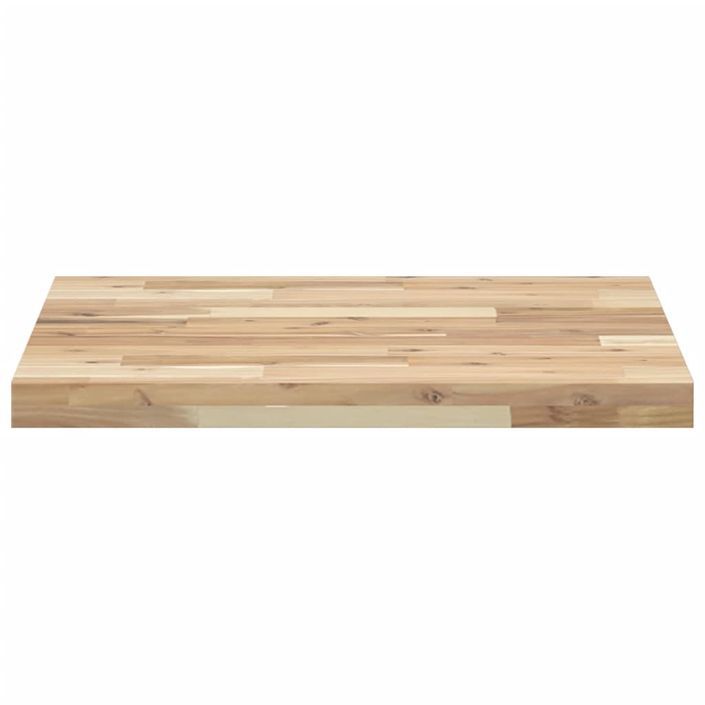 Dessus de table carré 60x60x4 cm bois massif d'acacia - Photo n°4