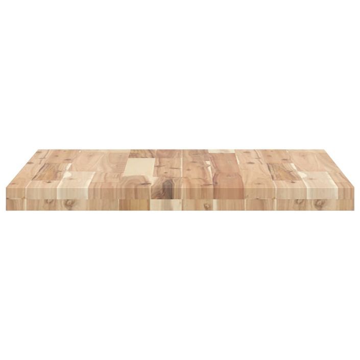 Dessus de table carré 60x60x4 cm bois massif d'acacia - Photo n°6