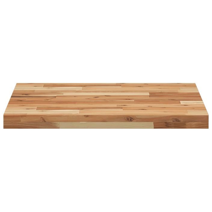 Dessus de table carré 60x60x4 cm bois massif d'acacia - Photo n°4