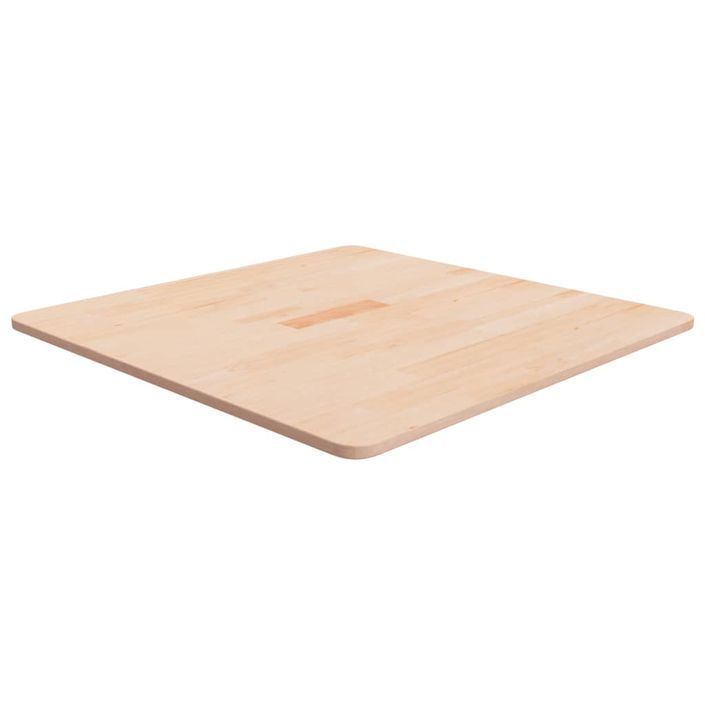 Dessus de table carré 70x70x1,5 cm Bois chêne massif non traité - Photo n°1