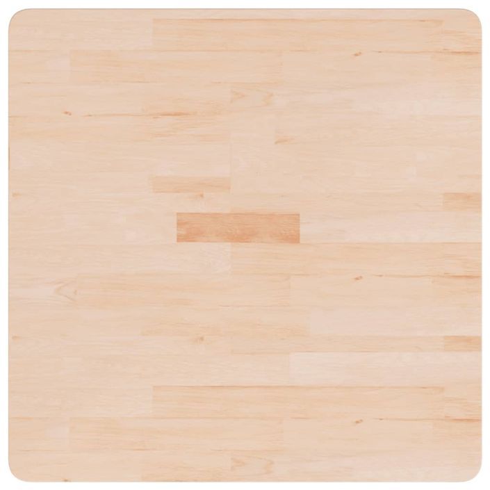 Dessus de table carré 70x70x1,5 cm Bois chêne massif non traité - Photo n°2