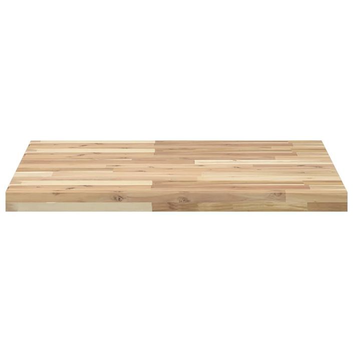 Dessus de table carré 70x70x4 cm bois massif d'acacia - Photo n°4