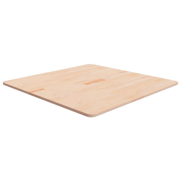 Dessus de table carré 80x80x1,5 cm Bois chêne massif non traité - Photo n°1