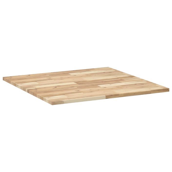 Dessus de table carré 80x80x2 cm bois massif d'acacia - Photo n°7