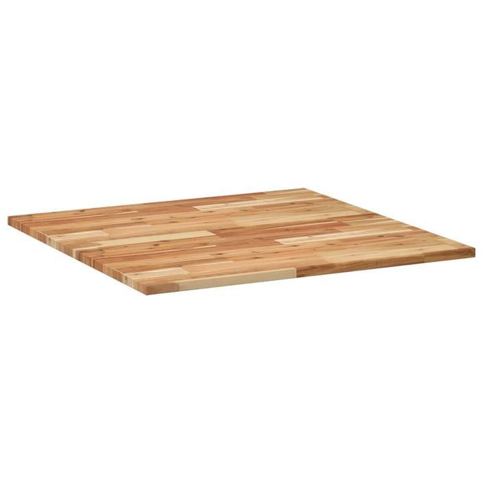 Dessus de table carré 80x80x2 cm bois massif d'acacia - Photo n°5