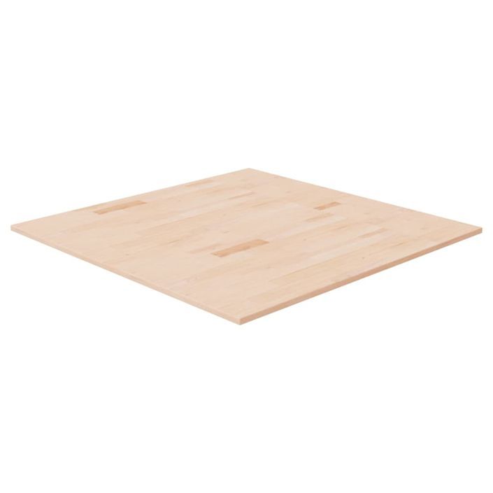 Dessus de table carré 90x90x1,5 cm Bois chêne massif non traité - Photo n°1