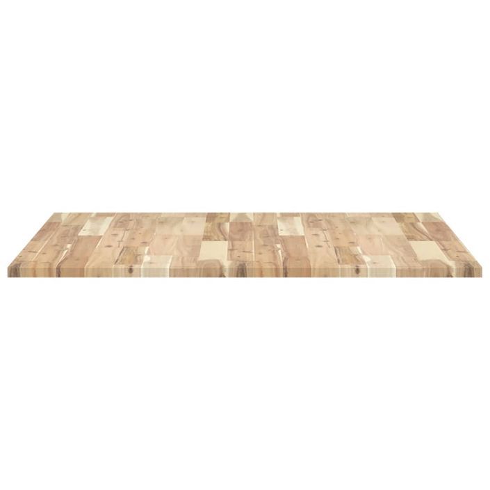 Dessus de table carré 90x90x2 cm bois massif d'acacia - Photo n°6