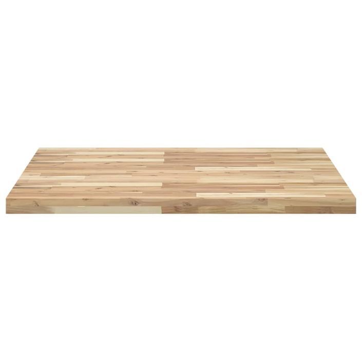 Dessus de table carré 90x90x4 cm bois massif d'acacia - Photo n°4