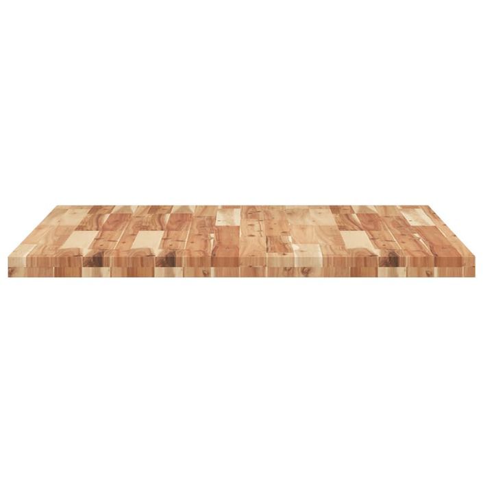 Dessus de table carré 90x90x4 cm bois massif d'acacia - Photo n°6