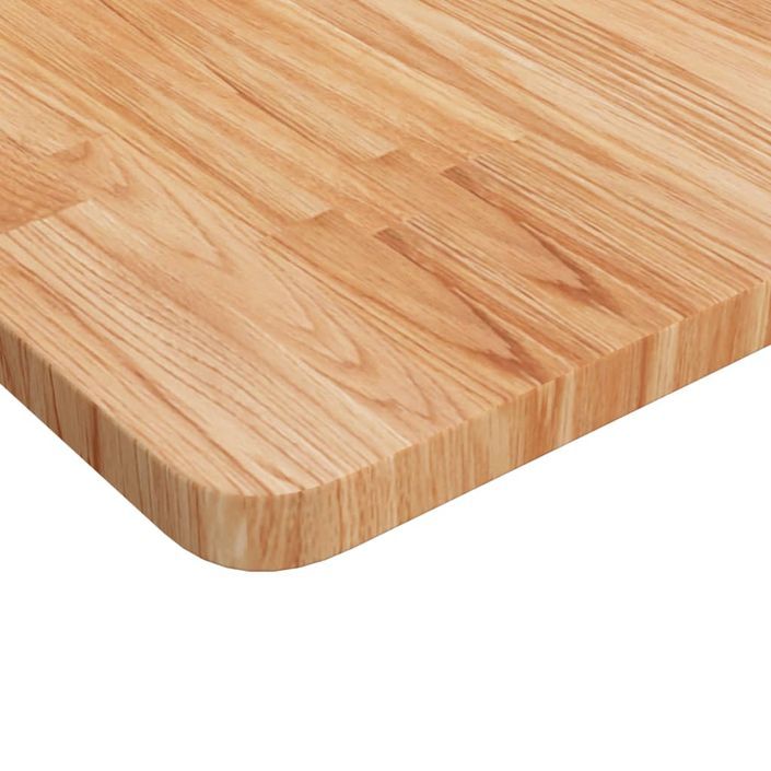 Dessus de table carré Marron clair40x40x2,5cm Bois chêne traité - Photo n°3