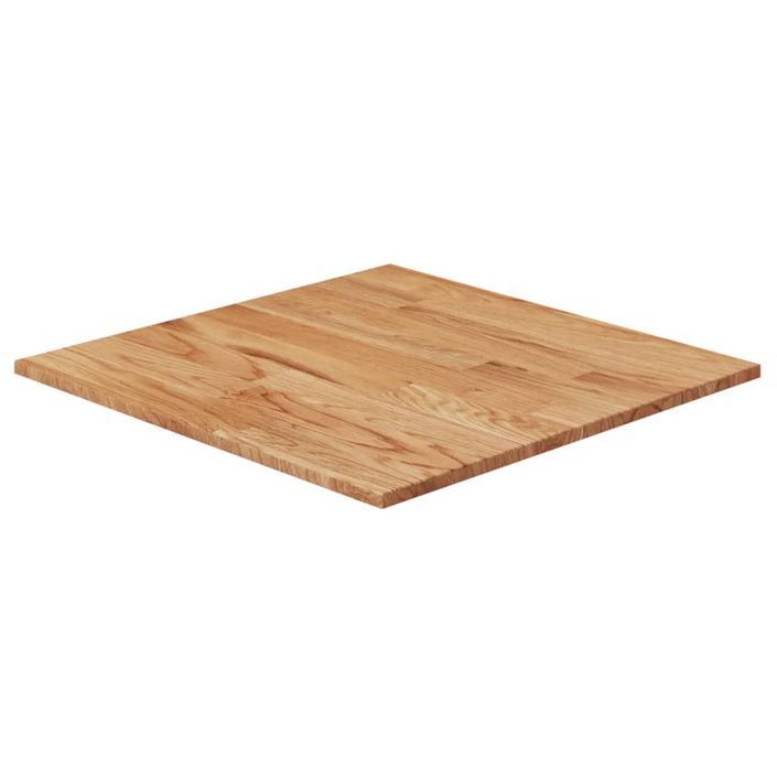 Dessus de table carré Marron clair60x60x1,5cm Bois chêne traité - Photo n°1