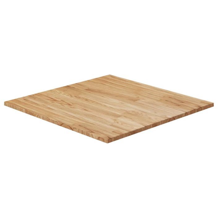 Dessus de table carré Marron clair90x90x1,5cm Bois chêne traité - Photo n°1