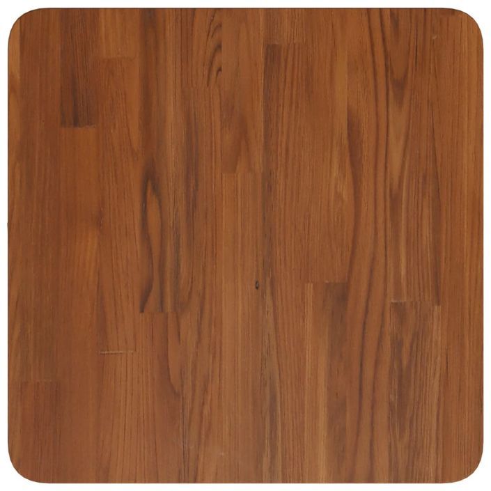 Dessus de table carré Marron foncé40x40x2,5cm Bois chêne traité - Photo n°2