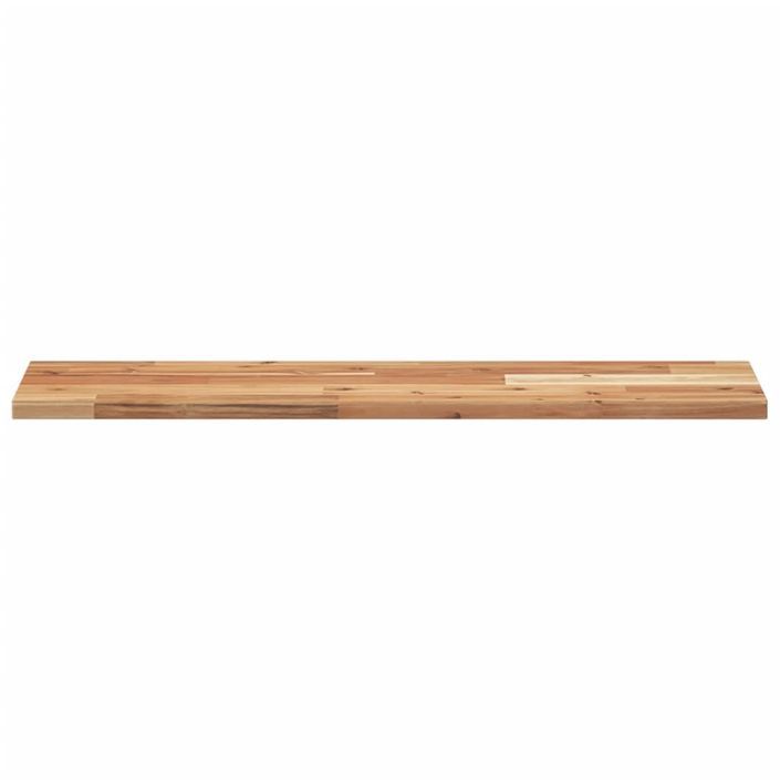 Dessus de table rectangulaire 100x20x2 cm bois massif d'acacia - Photo n°4