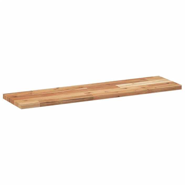 Dessus de table rectangulaire 100x20x2 cm bois massif d'acacia - Photo n°5