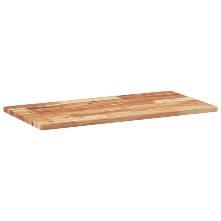 Dessus de table rectangulaire 100x40x2 cm bois massif d'acacia - Photo n°5