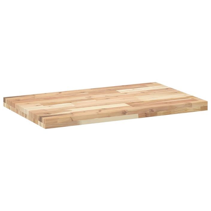 Dessus de table rectangulaire 100x50x4 cm bois massif d'acacia - Photo n°7