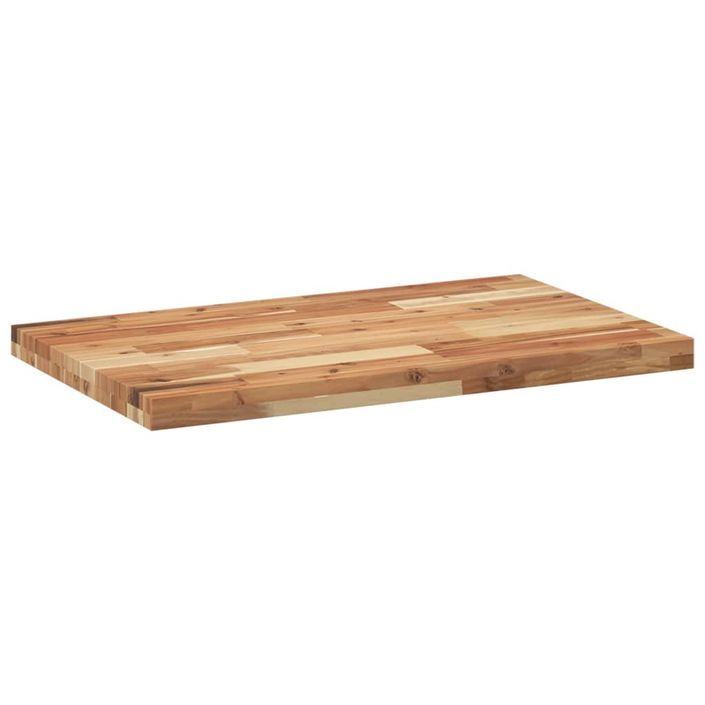 Dessus de table rectangulaire 100x50x4 cm bois massif d'acacia - Photo n°5