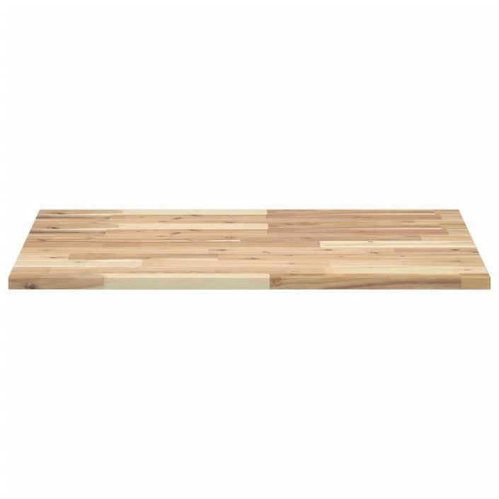 Dessus de table rectangulaire 100x60x2 cm bois massif d'acacia - Photo n°4