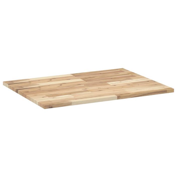 Dessus de table rectangulaire 100x60x2 cm bois massif d'acacia - Photo n°5