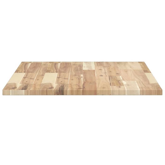 Dessus de table rectangulaire 100x60x2 cm bois massif d'acacia - Photo n°6