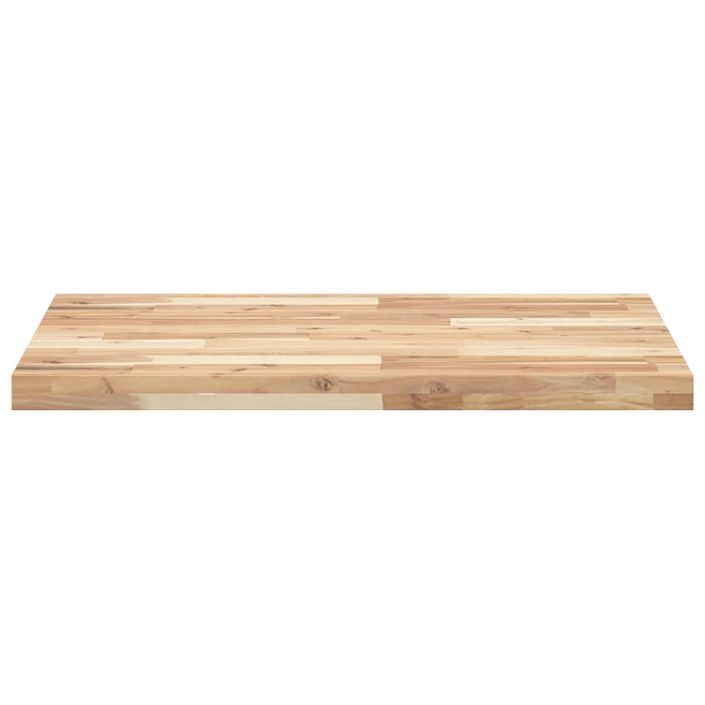 Dessus de table rectangulaire 100x60x4 cm bois massif d'acacia - Photo n°4