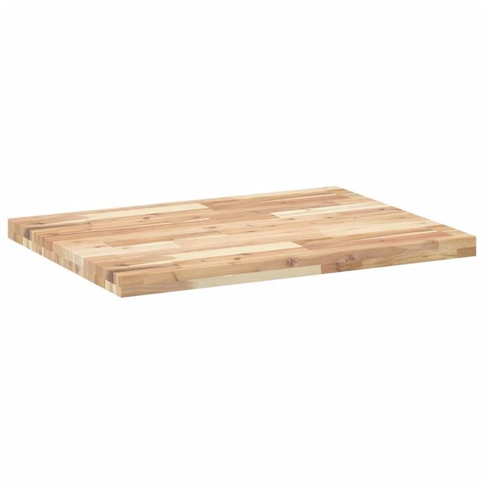 Dessus de table rectangulaire 100x60x4 cm bois massif d'acacia - Photo n°5