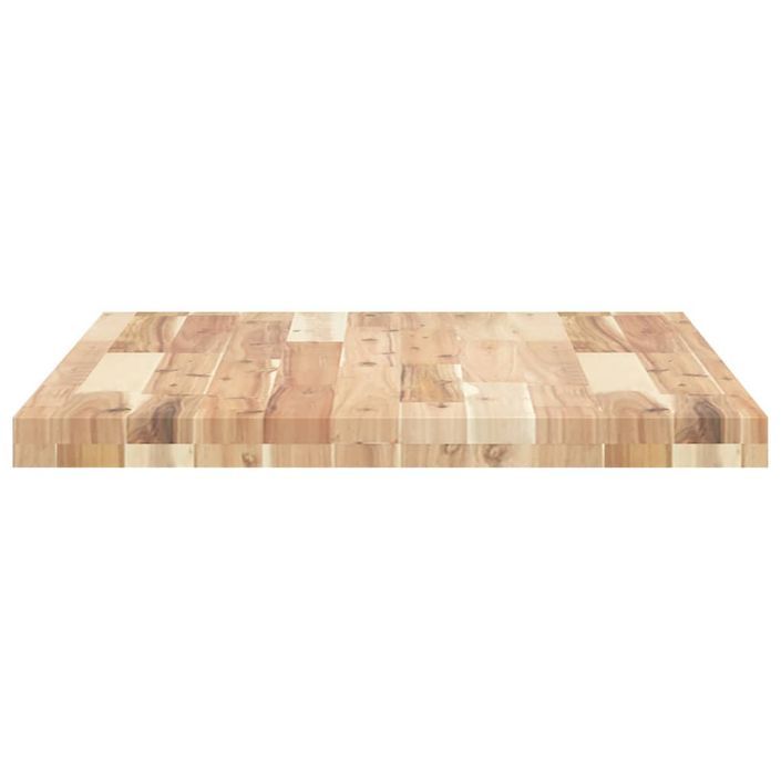 Dessus de table rectangulaire 100x60x4 cm bois massif d'acacia - Photo n°6