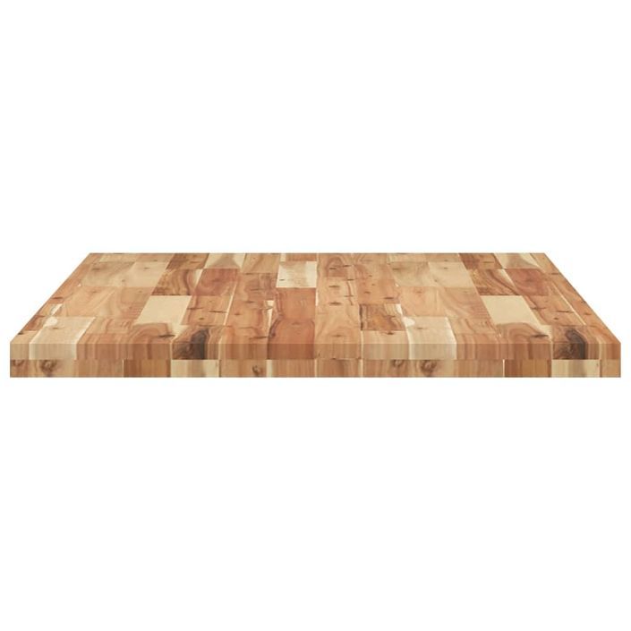 Dessus de table rectangulaire 100x70x4 cm bois massif d'acacia - Photo n°6