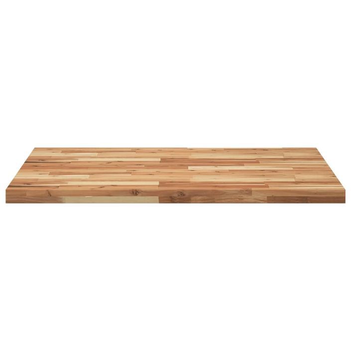 Dessus de table rectangulaire 100x80x4 cm bois massif d'acacia - Photo n°4